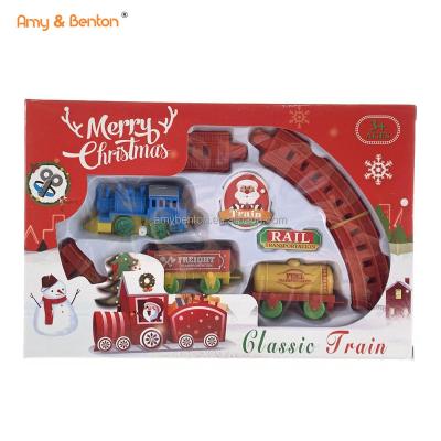 China Christmas Trends 2021 Christmas Trend Children Equipment Track Train Ride for sale