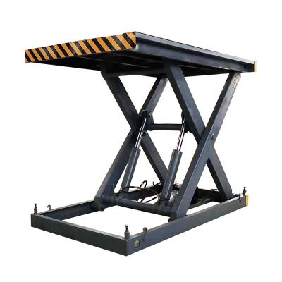 China Stationary Cargo Hotels Scissor Lift Electric-Hydraulic Scissor Lift for sale