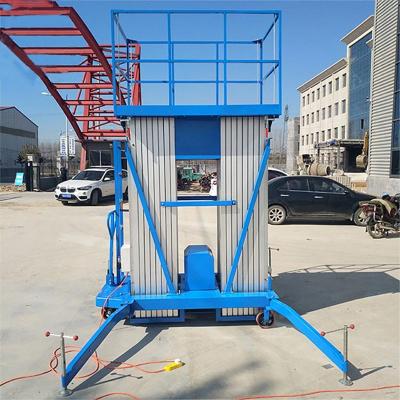 China Hotels Single Column, Double Column Air Operation Elevator Car, Movable Lifting Platform Aluminum Elevator for sale