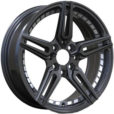 China Automobile car rims 15 inch Aluminum alloy Hot-selling forged car rims black car wheel hubs for sale