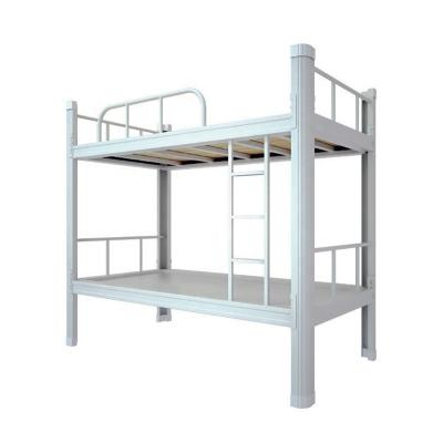 China Heavy Duty Steel Military Bunk Bed Modern Design Bunk Bed Frame Metal Furniture Commercial Metal Kids School Children Bed Home Army Use for sale