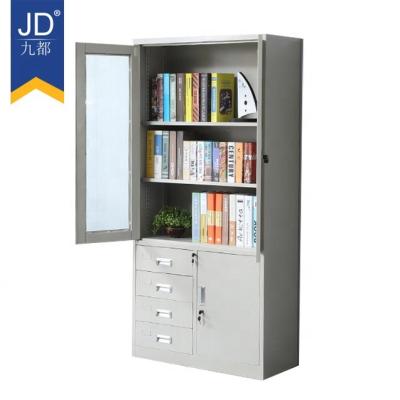 China Firmness Steel Filing Cabinet for School Metal Storage Locker with Drawer Cabinets Wardrobe Office Equipment Modern Commercial Furniture for sale