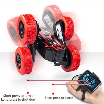 China 360Â ° Toy For Boys 2.4G Rotating Cool Durable Resistance To Falling 4wd Stunt Car Remote Control Dual Sided Flip Vehicles 360 Rotating Car Toys for sale