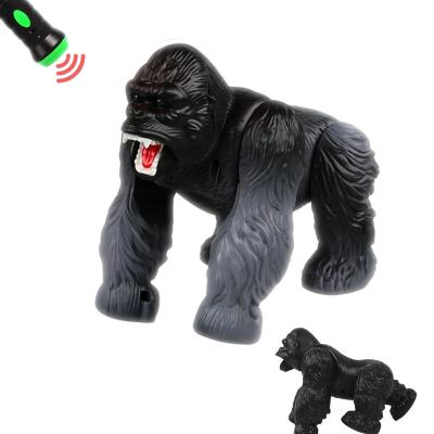 China Simulation Gorilla Preschool Toys Kids Christmas Funny Electric RC Gift RC Gorilla With Remote Control Healthy Light Other Toy Animal for sale