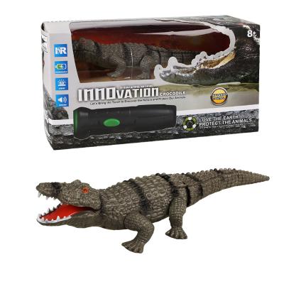 China Simulation Crocodile Chenghai Factory Learning Crocodile Alligator RC Educational Rechargeable Electric Remote Control Animal Toy 2021 for sale