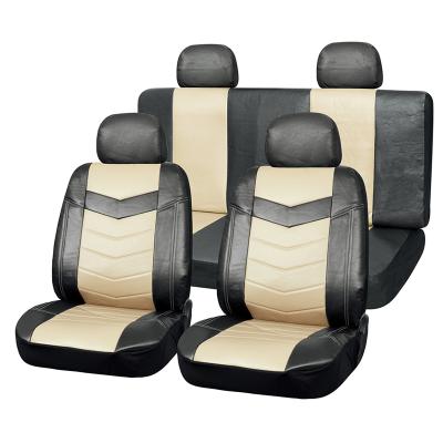 China Durable Color Card Bag Zipper PVC Direct Selling PU Classic Leather Car Seat Cover for sale