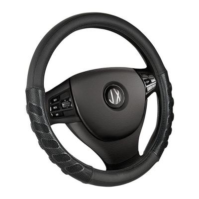 China New Eco-friendly Design Massage PVC PU Leather Steering Wheel Cover for sale