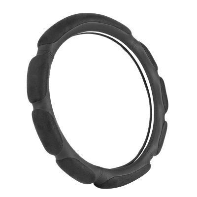 China Factory Wholesale Leather Steering Wheel Cover 400mm Eco - Friendly for sale