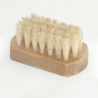 China Portable rectangle mini multi-use wood&bristles pedicure-nail brush,manicure exfoliating handscrub,nail art cleaning brush/tool en venta