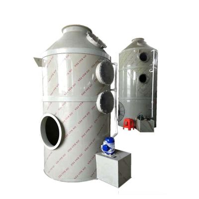 China Application for Industrial Waste Residual Gas Stainless Steel Purification Tower Wet Spraying Wet Scrubber for Chemical Industry for sale