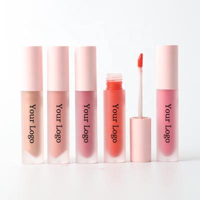 China Hot Selling OEM Waterproof Low Moq Logo Private Label Custom Lip Stick Set Matte Lipstick Lip Gloss Vendor Wholesale Cosmetics for sale