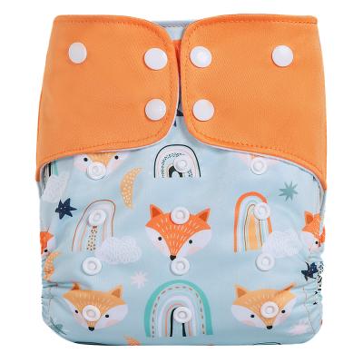 China New Design Wholesale Reusable Baby Cloth Baby Diaper China Bulk Cloth Printed Infant Diapers for sale