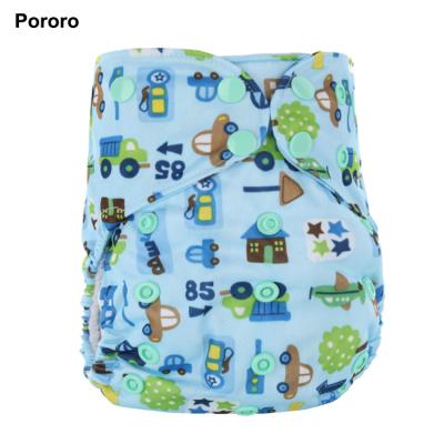 China Baby Cloth Diaper Pororo Cloth Diaper Pocket Aio Cloth Diaper Printed Washable Wholesale for sale