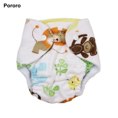 China Cloth Minky Printed Newborn Diaper Printing Polarfleece Double Gussets Diaper Liners for sale