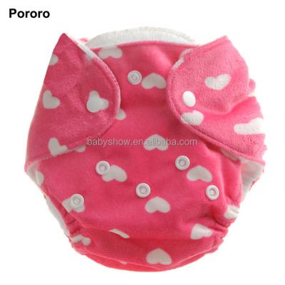 China Wholesale Printed Baby Pororo Prefold Pouch Newborn Cloth Diaper Cheap Moving Diapers for sale