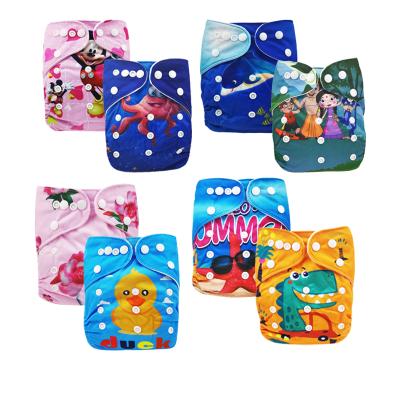 China 2021 Bamboo Cloth Printed Cartoon Cloth Diaper Cloth Custom Cloth Diapers China Factory Custom Cloth Diapers for sale