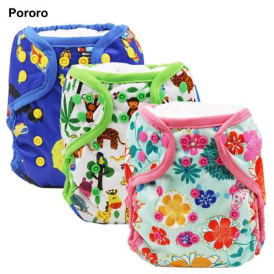 China Pororo Baby Pattern Sunny Cloth Diaper Waterproof Printed Cloth Diapers for sale