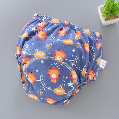 China Cotton Diaper Underwear Printed Washable Baby Pants Diaper Training Pants Potty Training for sale