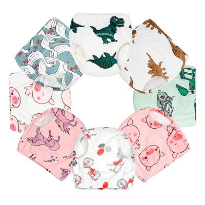 China Babyshow Printed Diaper Training Pants For Reusable Washable Baby Diapers Baby Potty Training Pants for sale