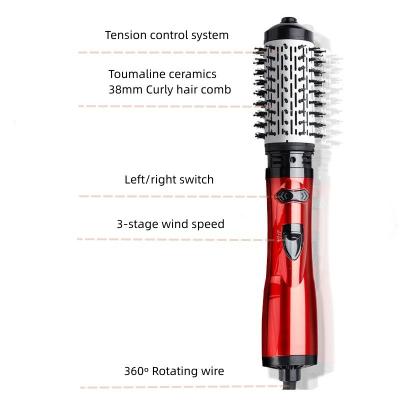 China Amazon One Stage 800w Hot Air Brush Dryer Curl Hair Waterproof Hot Selling Interchangeable Straight Comb for sale