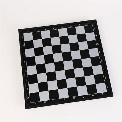 China Environmental Hot Selling Magnetic Wooden Folding Board Chess Family Game Board Storage For Kids Adult Chess Game Toy for sale