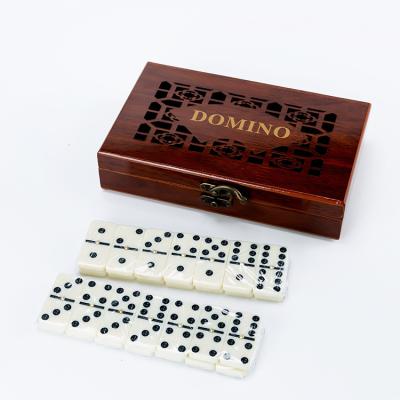 China Customized Environmental Wooden Red Chess Making Dominoes Chess Modern Cheap Board Game Toy for sale