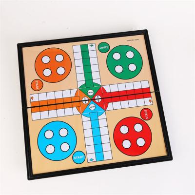 China Environmental New Arrival High Quality Pocket Toy Magnetic Folding Ludo Chess Game Ludo For Promotion And Travel For Kids for sale