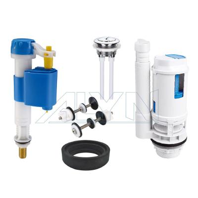 China POM Sanitary Accessories Flush Tank Repair Kit Toilet Cistern Fitting for sale