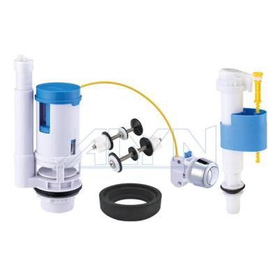 China Water Level Adjustment Toilet Tank Fill Valve And Drain Valve UPC Tank Flow Mechanism for sale