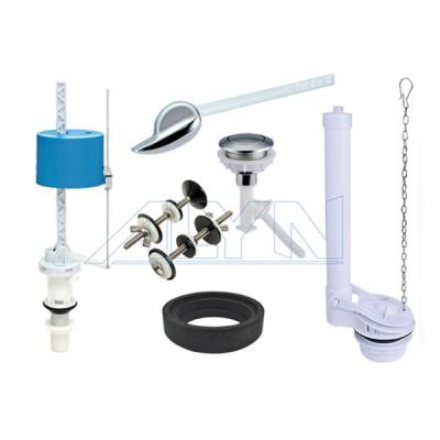 China Eco - Friendly Different Size Tank Repair Kit Fill Flush Valve Toilet Push Button for sale