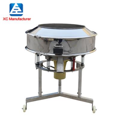 China 1000mm Industrial High Frequency Rotary Vibrating Screen Shaker Screen for sale