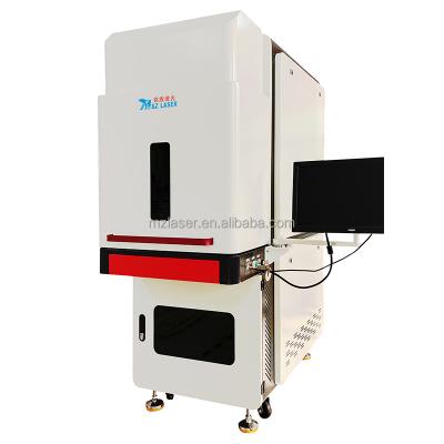 China Cutting machine for name plate 100W JPT Raycus Enclosed fiber laser cutters and engravers for Jewelry business for sale