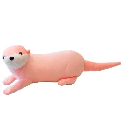 China Wholesale Super Cute Cuddly Plush Toy Otter Plush Pillow Stuffed Animal Factory Plush Otter Doll For Kids for sale