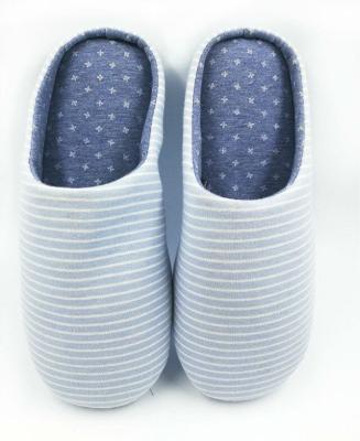 China Indoor Slipper For Man Wholesale Blue Man Factory Strip Eva Indoor Slipper for sale