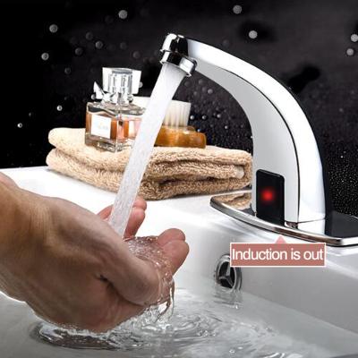 China Hot Selling Sense Faucets Smart Basin Faucet With Handle Automatic Single Hole Single Hole Bathroom Sensor Motion Sensor Connection Yyhl for sale