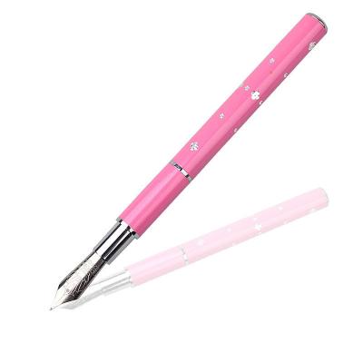 China Nail Drill Pen Wax Drill Pen Nail Drill Tool Metal Rod Double Drill Crayons Multifunctional Nail Art Manicure Nail Art Tool for sale