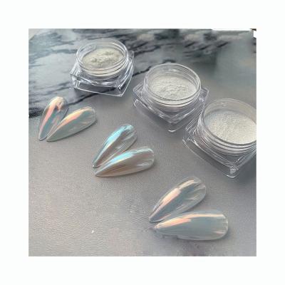 China Easy Apply Design Decoration Clear Color Acrylic Powder Nail Extension Mirror Effect Nail Chameleon Nail Offset Dye for sale