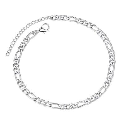 China CLASSIC Free Tarnish Jewelry Women Ankle Bracelet Chaine Figaro Leg Chain Anklet Foot Jewelry for sale