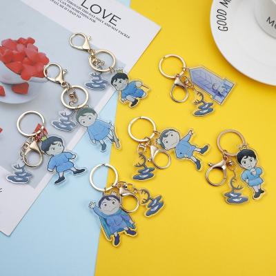 China 2022 Newest Bag Decoration Anime Rank Of Kings Acrylic Plastic Key Ring Cartoon Key Chain Accessories Gifts L351 for sale