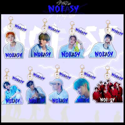 China Kpop KPOP Key Chain Lost Kids Noeasy Acrylic Key Ring Fans Gift Collectible Felix Holder Bag KPOP Key Accessory L219 for sale