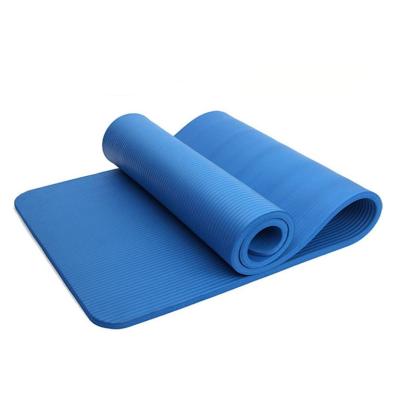 China Yoga /Pilate/Gymnastics Premium Eco Friendly Non Slip Exercise Mat Nbr 10mm Yoga Logo for sale