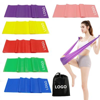 China Free Resistance Bands Latex Therapy Band Resistance Bands Long Stretch Exercise Bands for Arms, Shoulders, Legs and Butt for sale