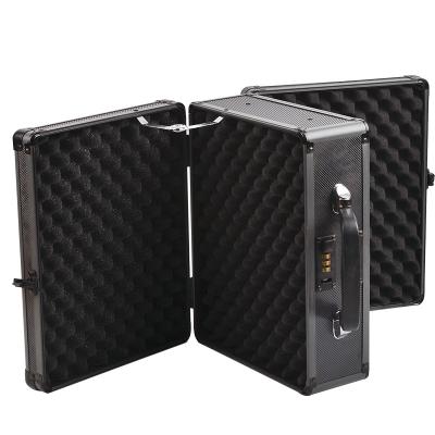 China Military Handle Double Side Aluminum Gun Case for sale