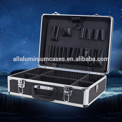 China Black Aluminum Dart Case Tool Case New Design And Japan Packing Style With Leather Inner Size for sale