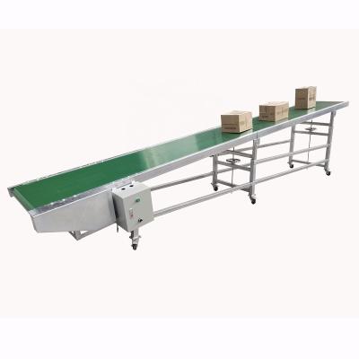 China Heat Resistant Adjust Speed ​​Customize Electric Load Belt Transportador Price Cardboard Belt Slope Conveyor Machine for sale