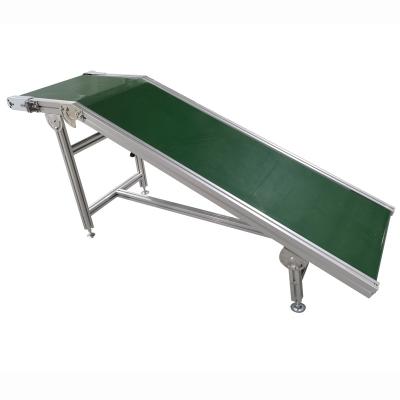 China New OEM MINI Size Adjustable Slope Food Grade PVC Heat Resistant Aluminum Portable Adjustable Belt Conveyor for sale