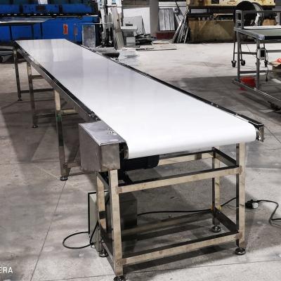 China Food Grade Heat Resistant White Belt Automatic Conveyor Assembly Line Food Belt Conveyor for sale