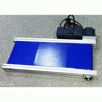 China Electric Motor PVC Belt Conveyor Heat Resistant Industrial Portable Low Price for sale