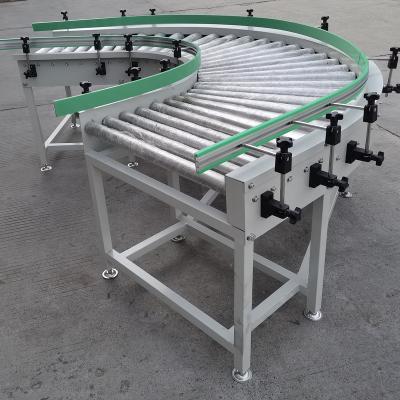 China 180 Degree Curved Roller Conveyor New Product CE Certification Heat Resistant China Manufacturer Price for sale