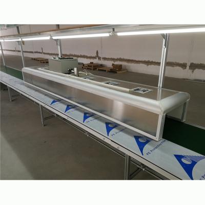 China China Factory Customized Worktable Heat Resistant Assembly Line Belt Conveyor With Tunnel Oven for sale